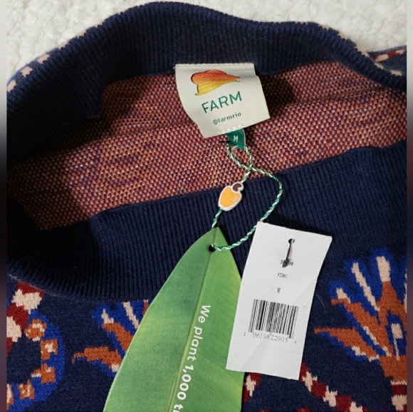 Farm Rio Jungle Knit Midi Skirt - Medium - Picture 6 of 8